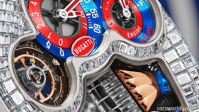 Diamonds, Rubies, and a Pulsating V16 Within One of the Most Unique Watches Ever | Carscoops